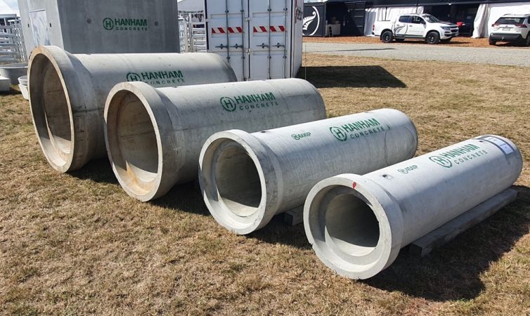 concrete pipes